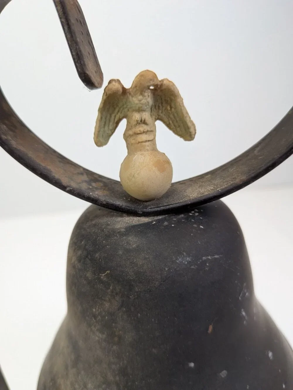 Vintage Americana Eagle Wall Mount Dinner Bell - Rustic Farmhouse Decor